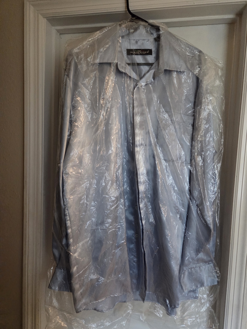 Men's Light Gray Dress Shirt -